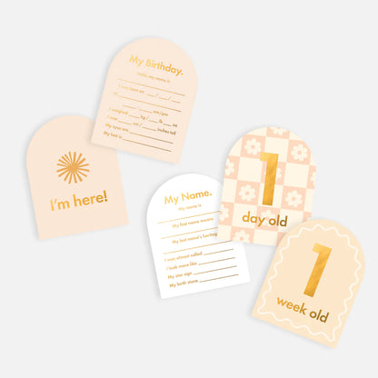 Baby Milestone Cards - Helios