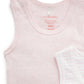Rib Singlet Bodysuit 2pk - Pale Pink
