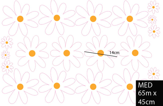 Simple Daisy's Wall Decals