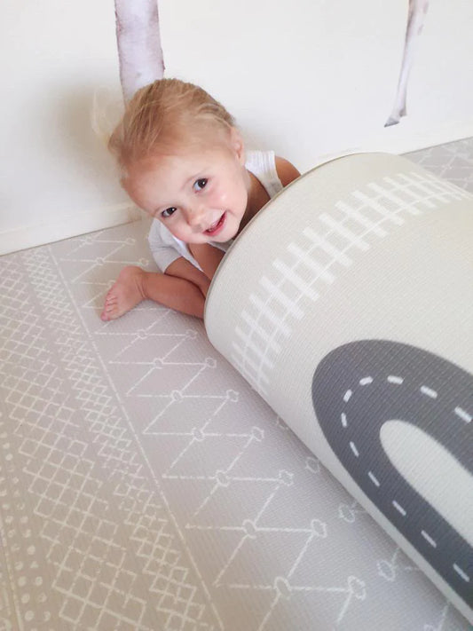 Baby Driver/Grey Boho Large Playmat
