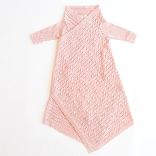 All over luxury cable Shwrap™ - Pink Melange