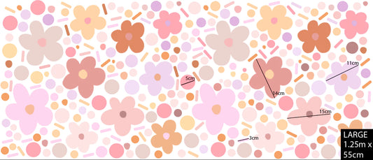 Candy Flowers Wall Decals
