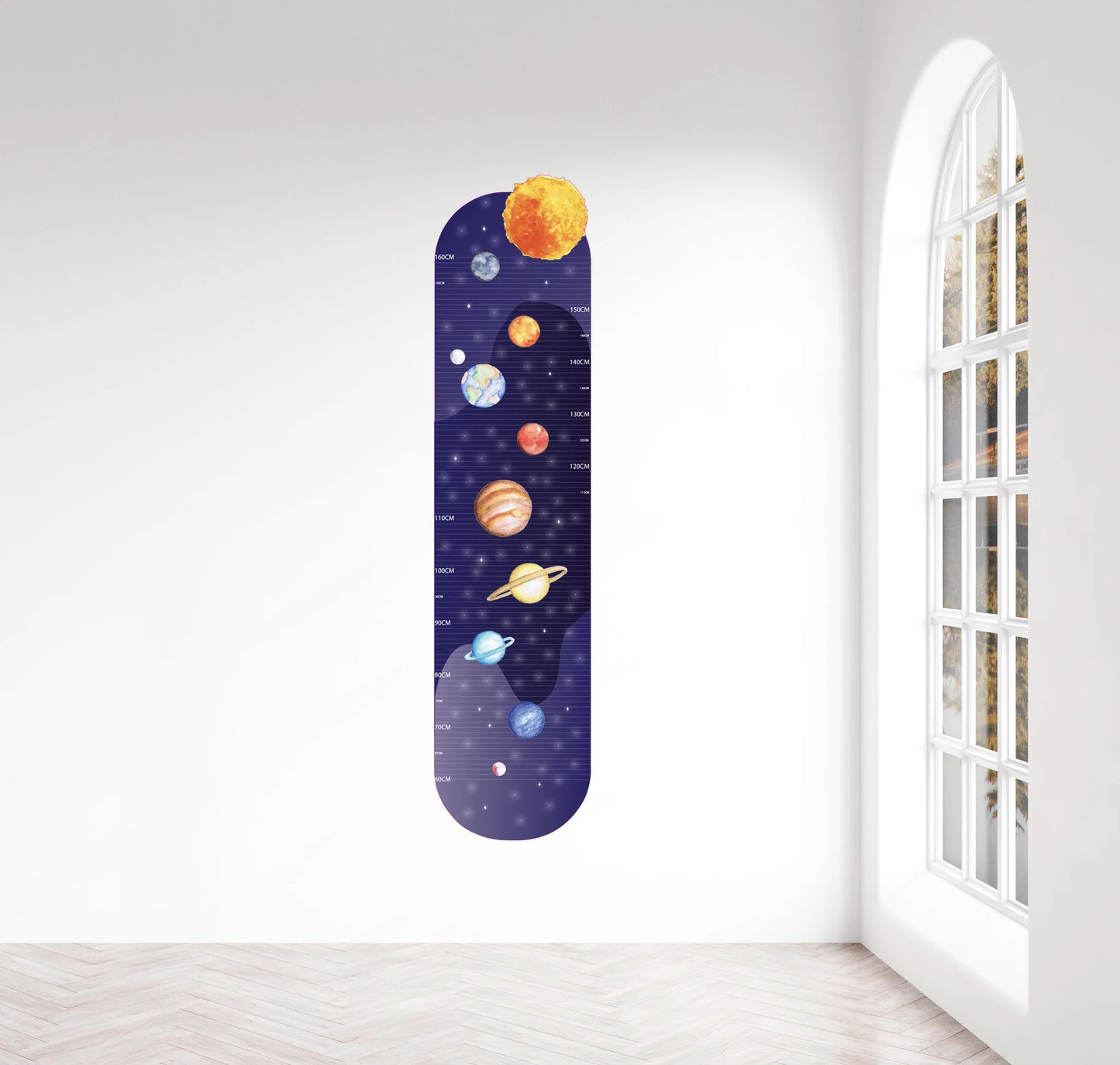 Space Height Chart Wall Decals