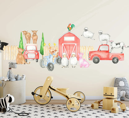 Farm Animals Wall Decals