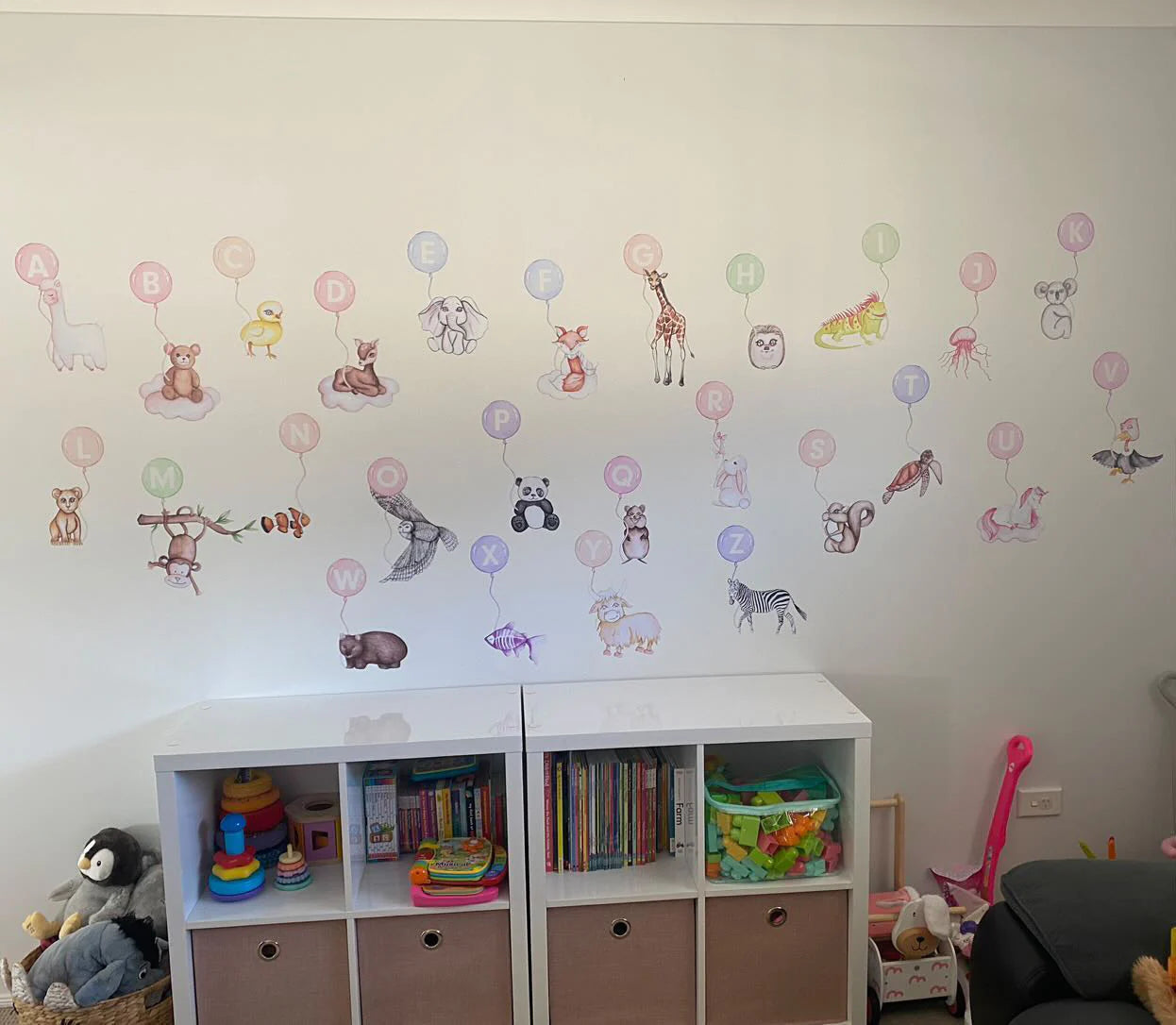 Animal Alphabet Wall Decals