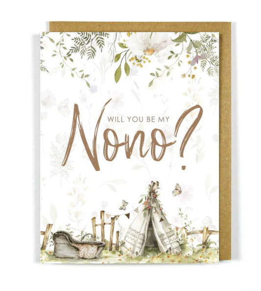 Greek Card - Will you be my Nono?