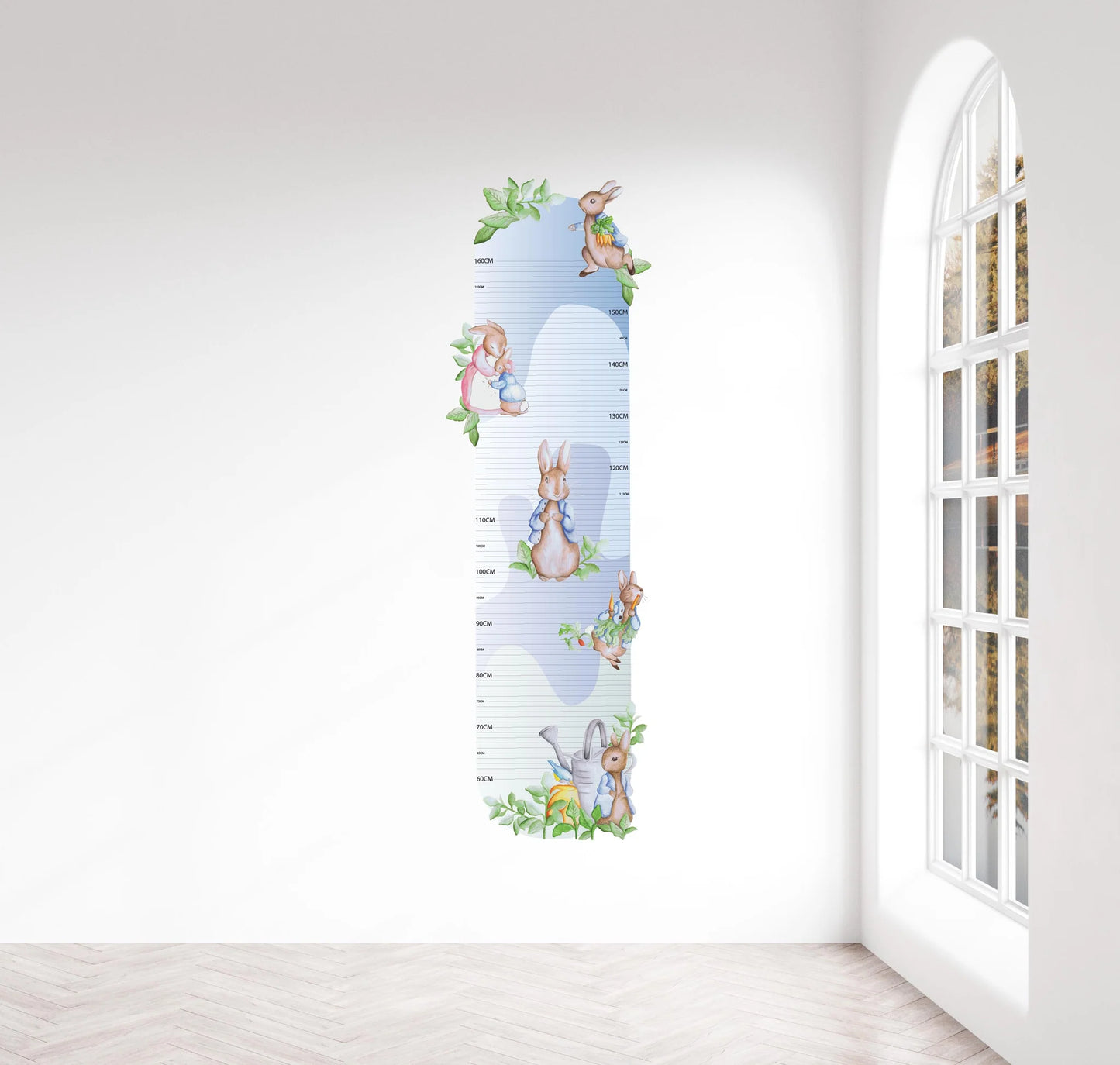 Peter Rabbit Height Chart Wall Decals