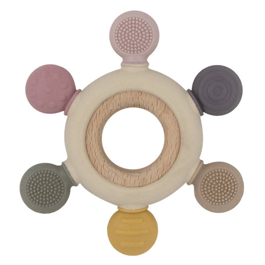 Teething Wheel - Rose