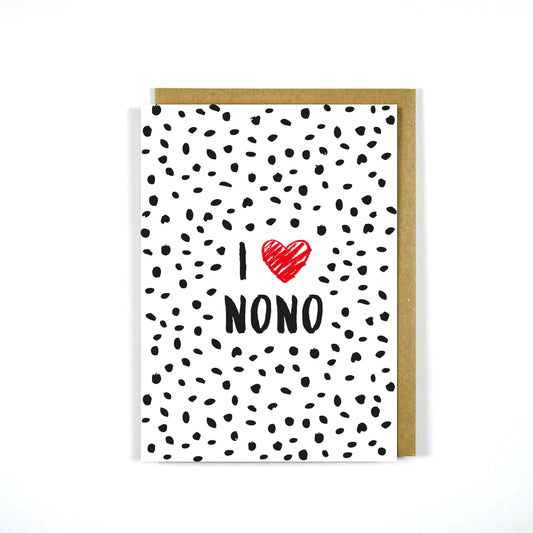 Greek Card - I Heart Nono