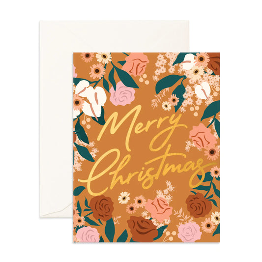 Merry Christmas Bella Rose Card
