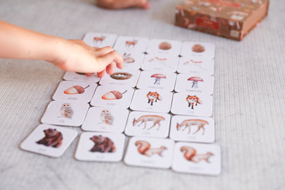 Memory Card Game - Woodland