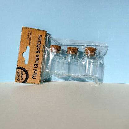 Glass Bottle Small - 3 Pack