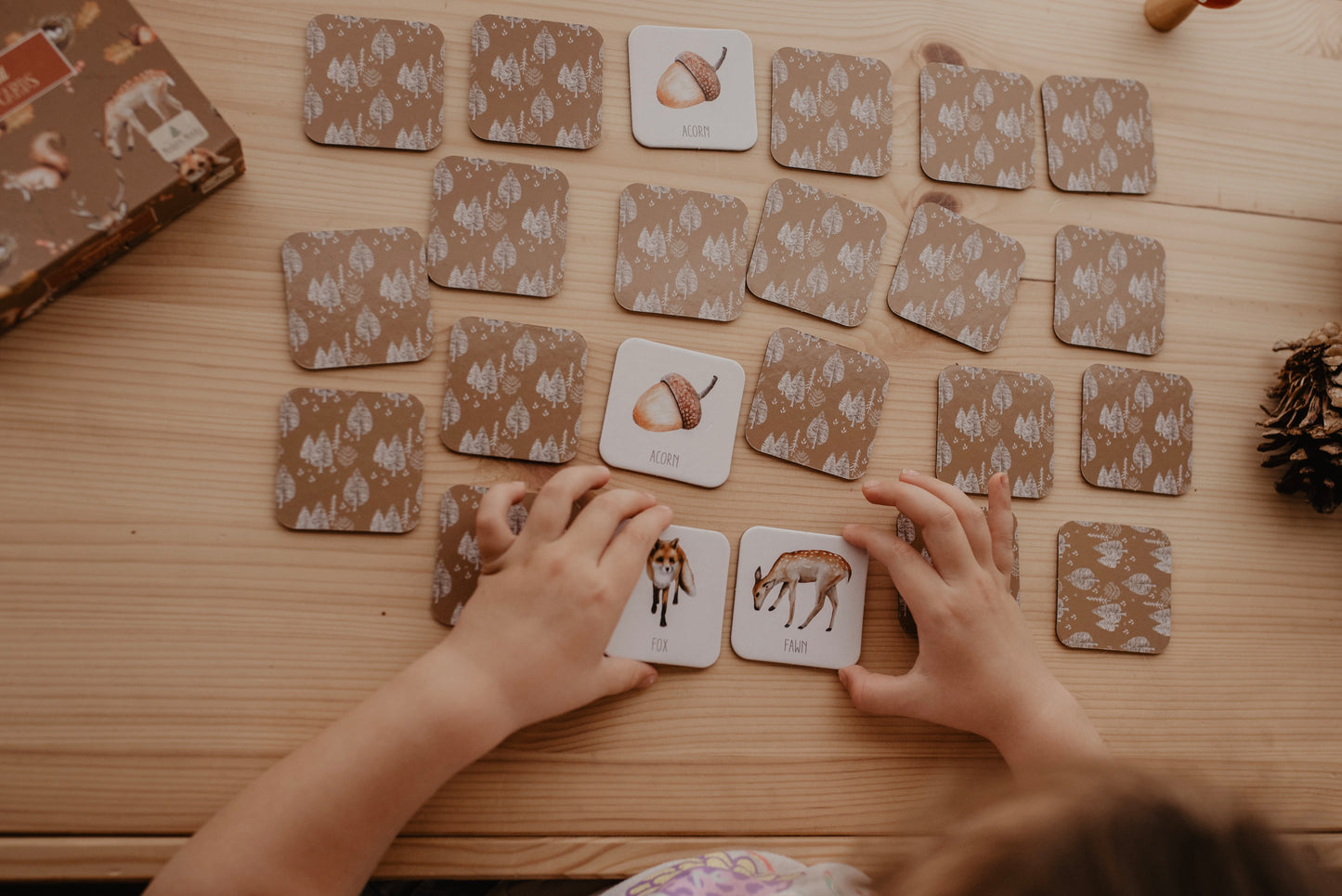 Memory Card Game - Woodland