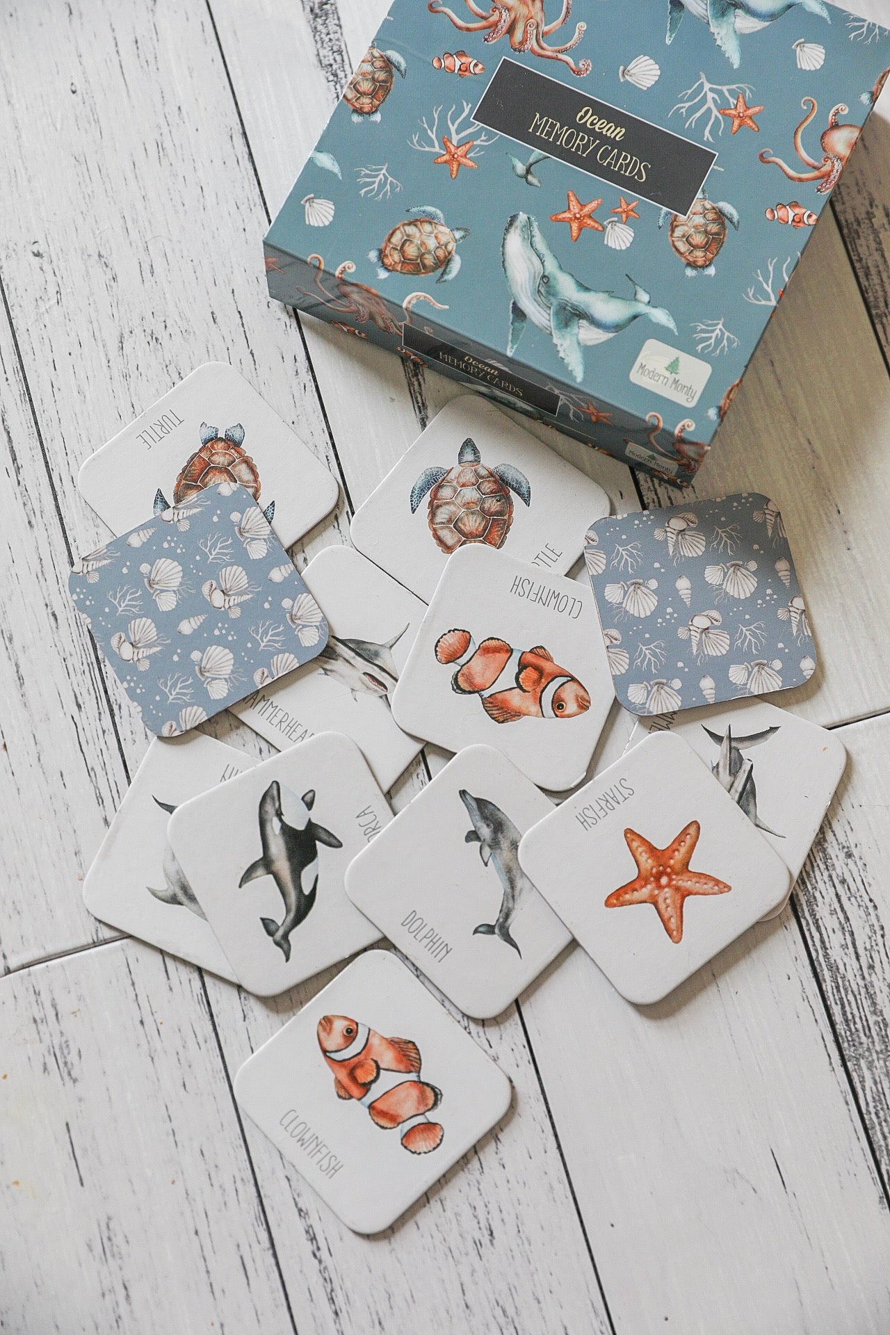 Memory Card Game - Ocean