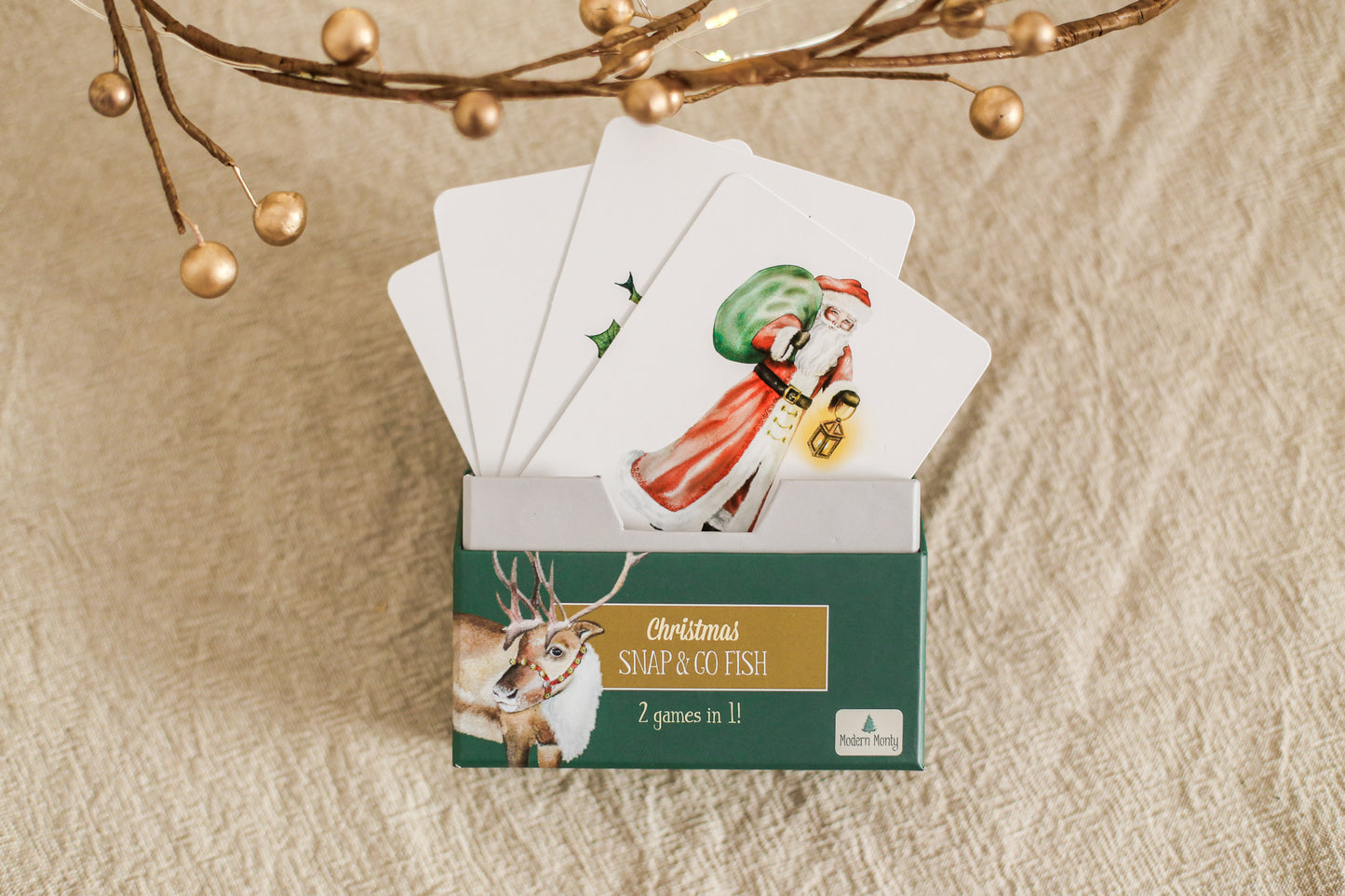 Christmas Snap & Go Fish (2 card games in 1)