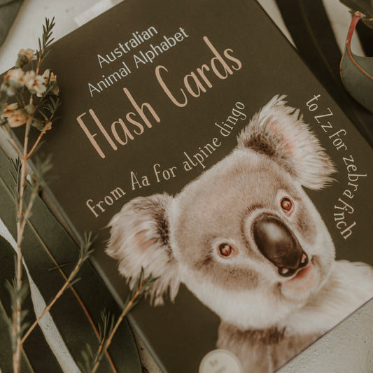 Animal Alphabet Flash Cards - Australia