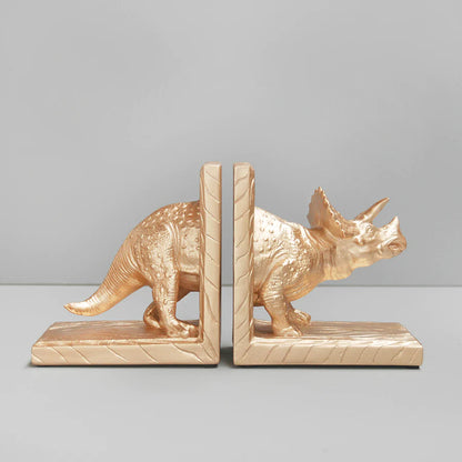 Triceratops Bookends