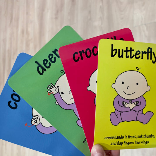 Baby Sign Language Flash Cards - Animals