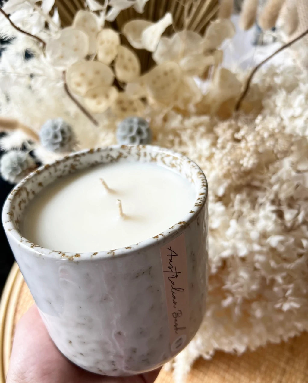 Ceramic Candle Jar - Australian Bush