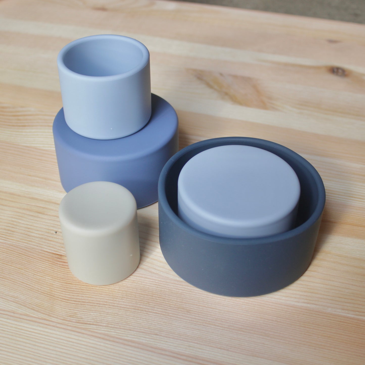 Blue Stacking Cups