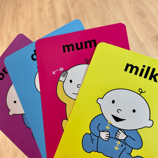 Baby Sign Language Flash Cards - First Words