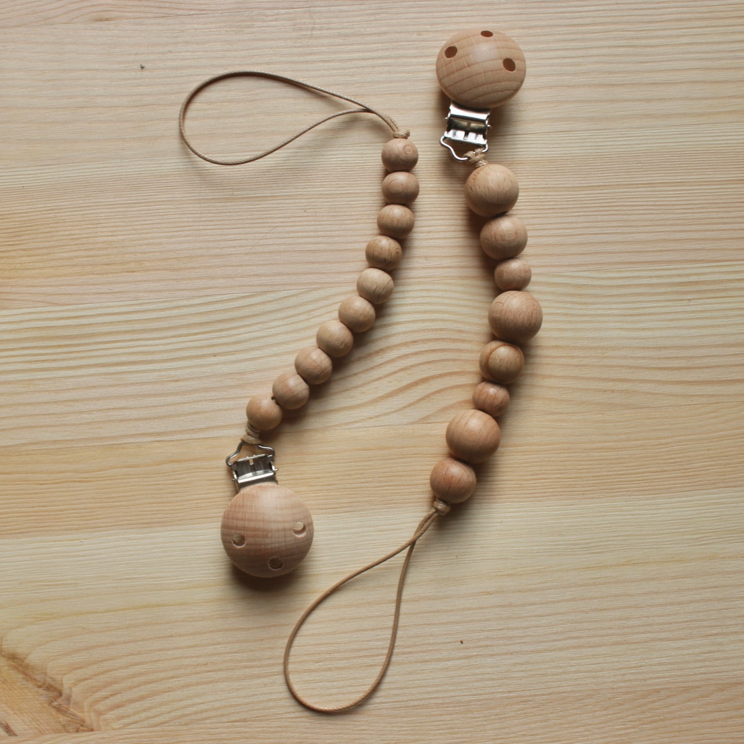 Wooden Pacifier Clip