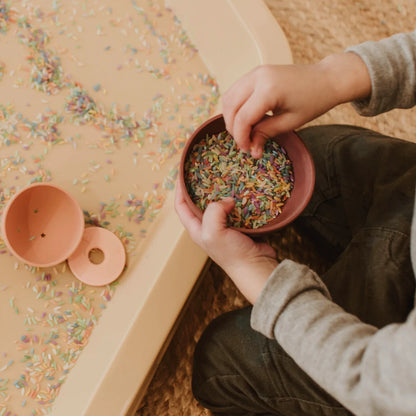 Rainbow Sensory Rice
